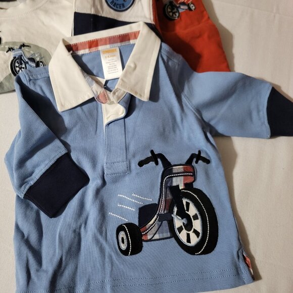 Gymboree Junior Racer NWT 3-6 month Shirts & jersey lined pants Set. Mixed Z24 - Picture 5 of 7